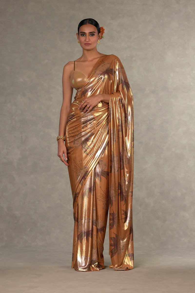 Ochre Masakali Saree - Image 5