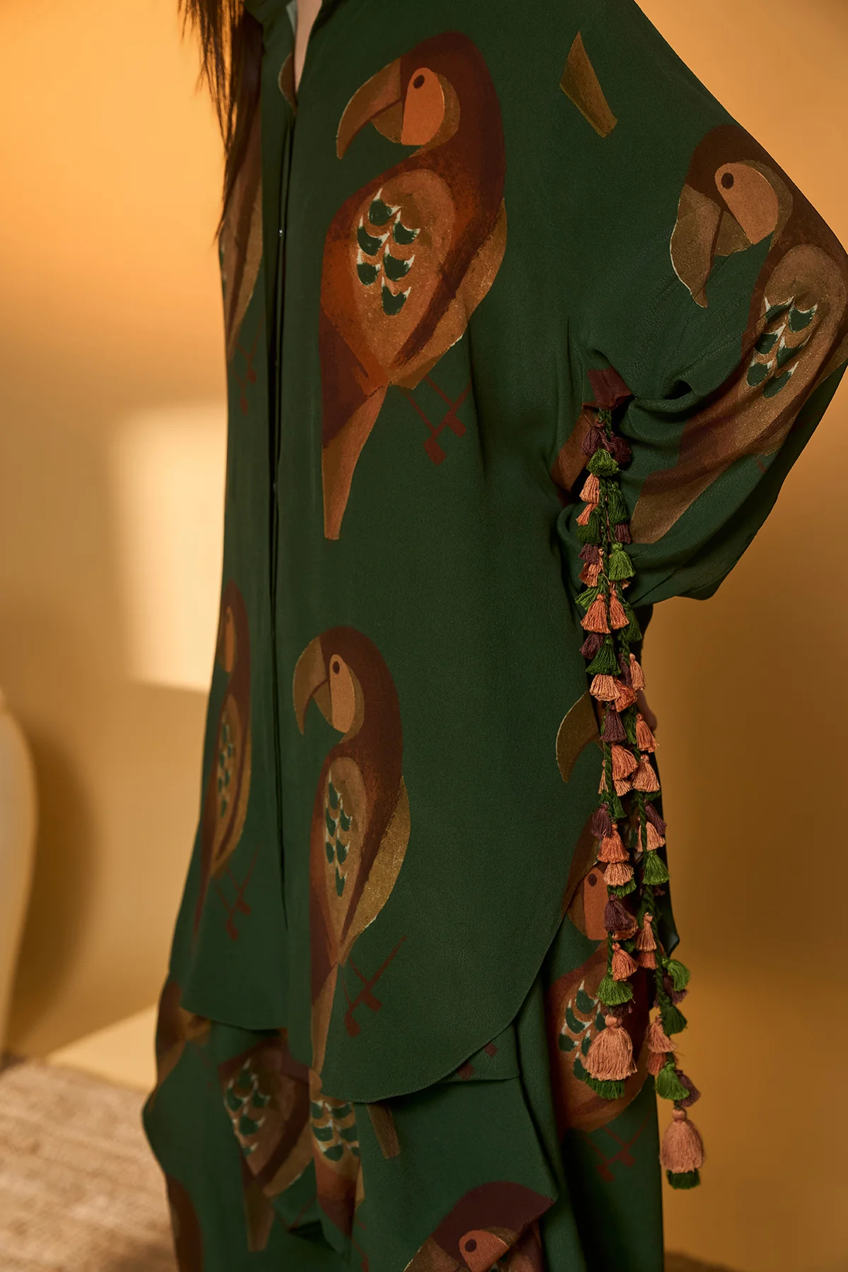 Olive Chirpy Chase Co-Ord Set - Image 5