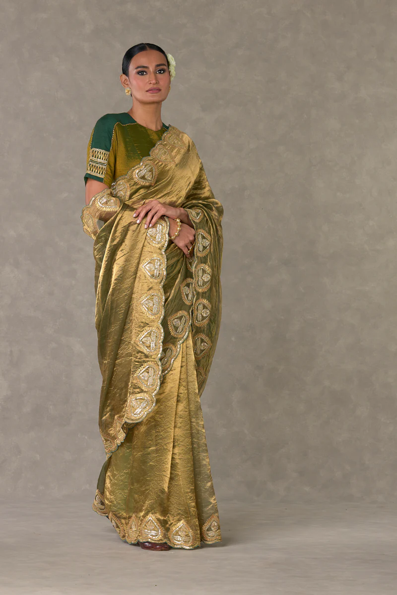 Paan Tissue Saree - Image 10