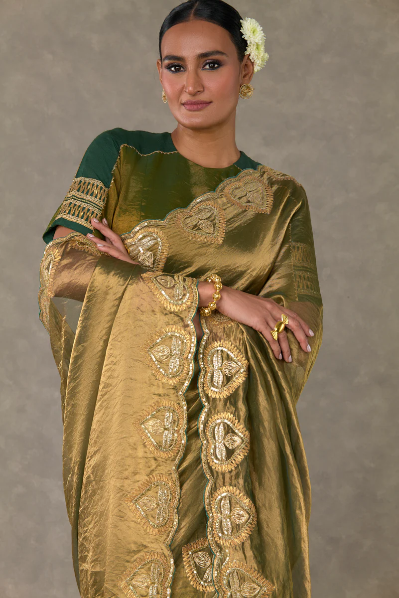 Paan Tissue Saree - Image 6