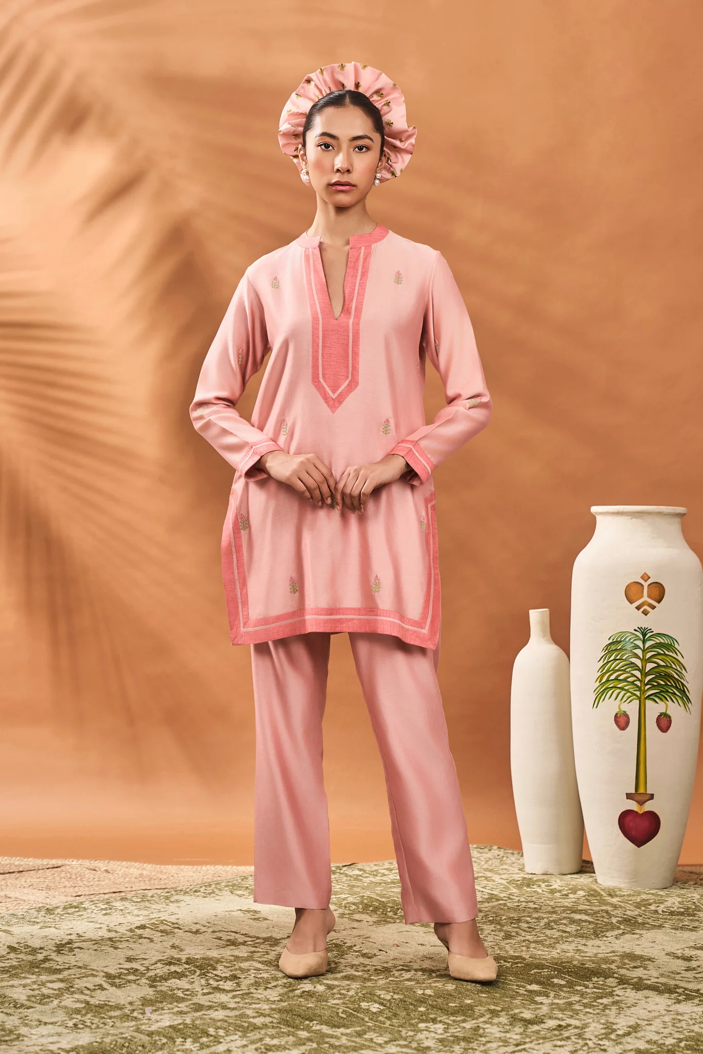 Pink Meadow Moves Kurta Set - Image 7