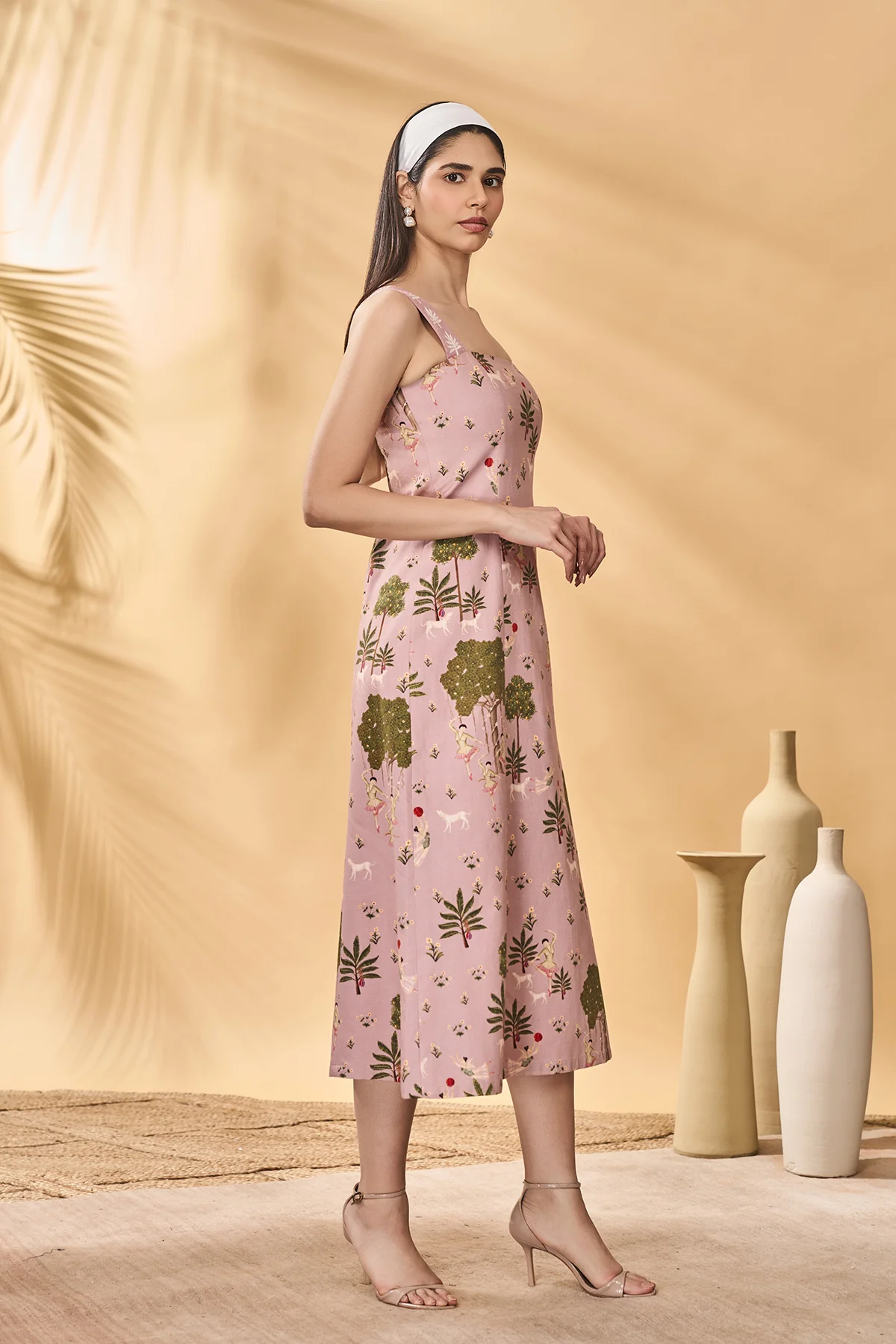Pink Pirouette Picnic Midi Dress - Image 3