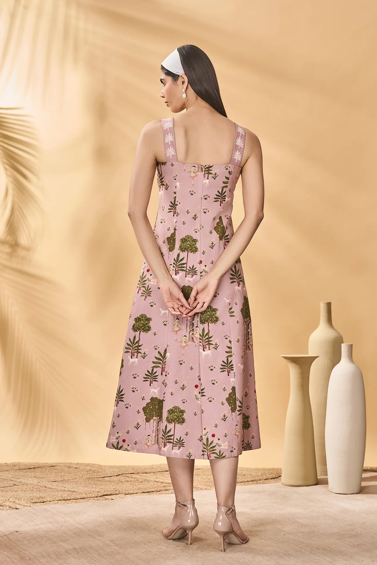 Pink Pirouette Picnic Midi Dress - Image 4