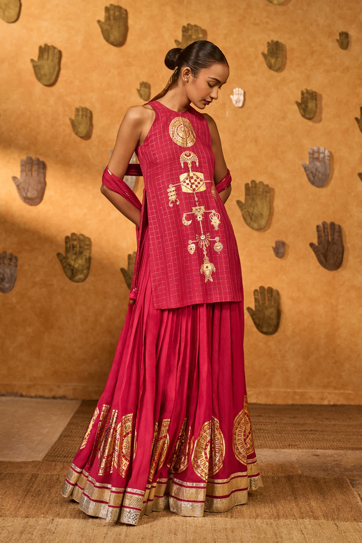 Raspberry Moonfish Skirt Set - Image 3