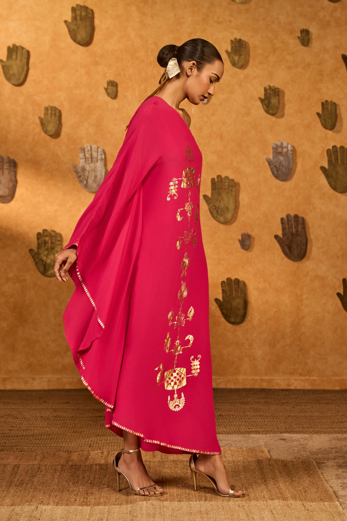 Raspberry Wishdrop Kaftan - Image 3