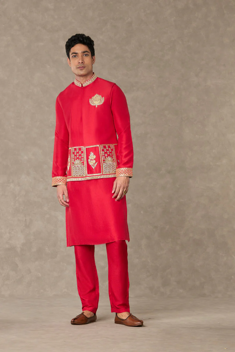 Red Anar Kurta - Image 3