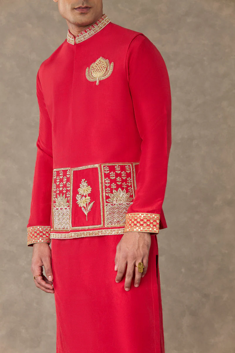 Red Anar Kurta - Image 7