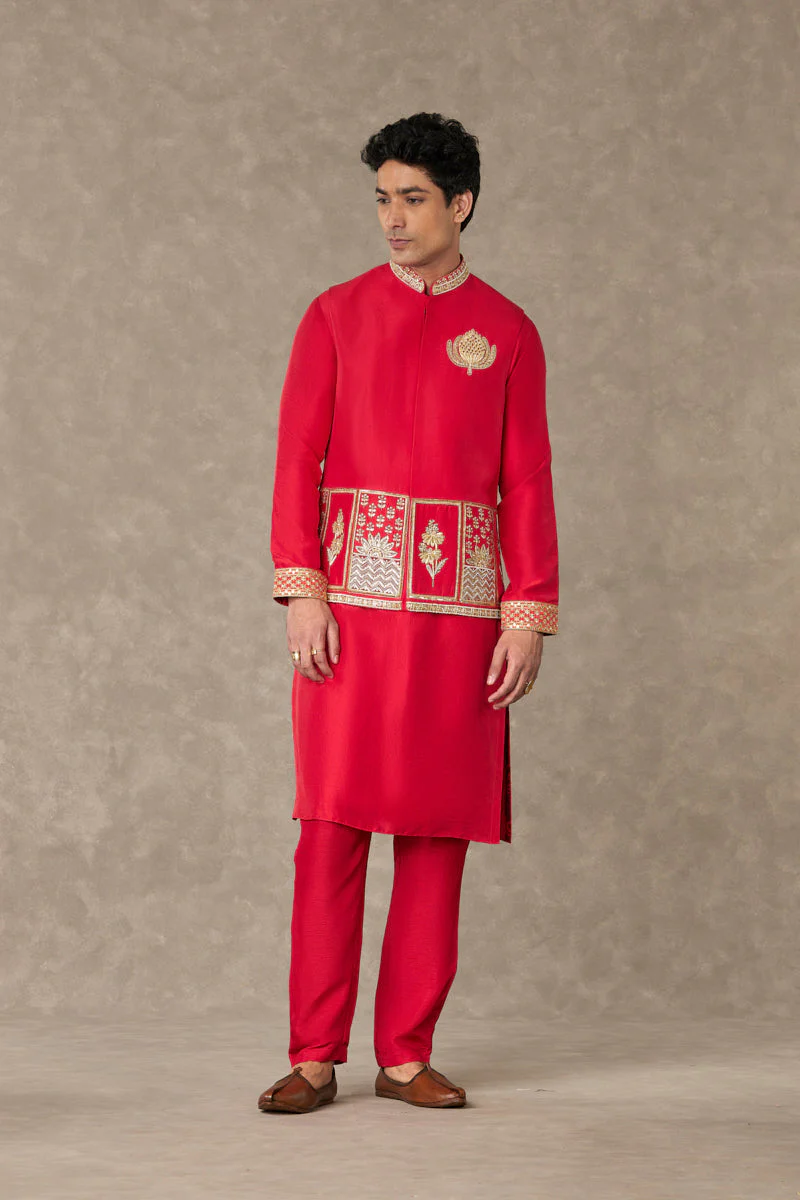 Red Anar Kurta - Image 8