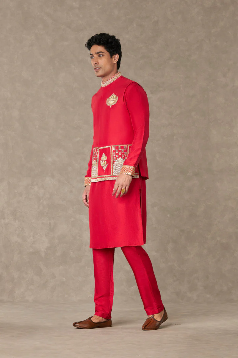 Red Anar Kurta - Image 9