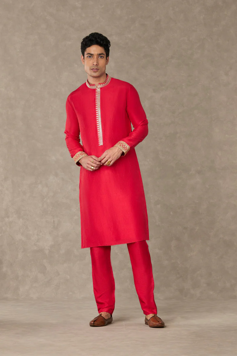 Red Anar Kurta - Image 4