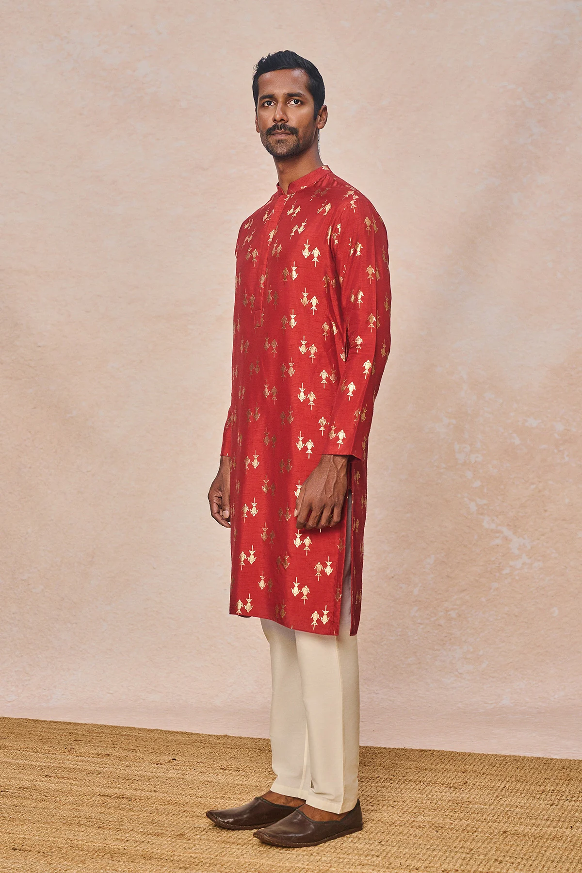 Red Mystic Kurta Set - Image 2