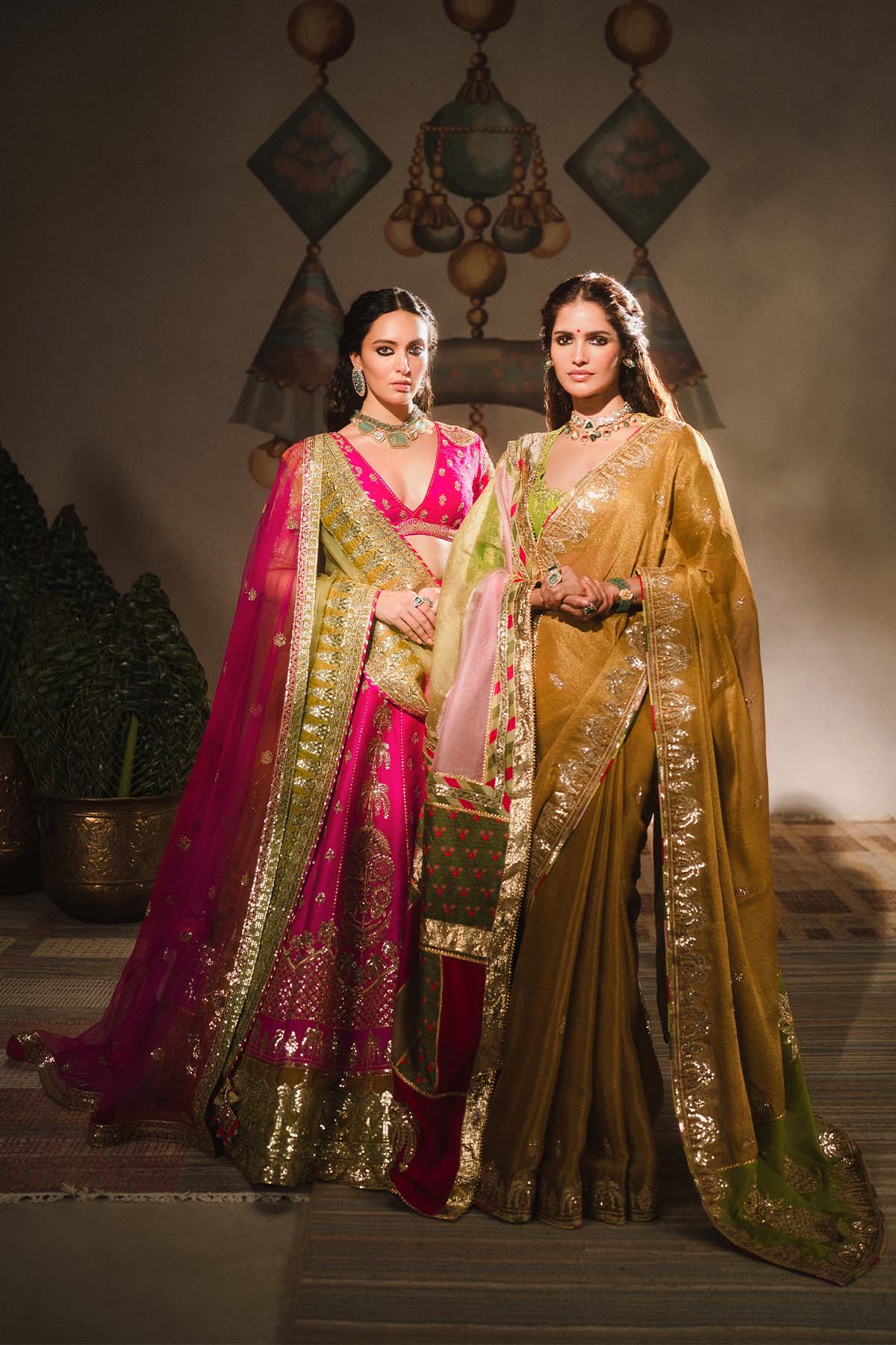 Rose Falooda Lehenga - Image 11