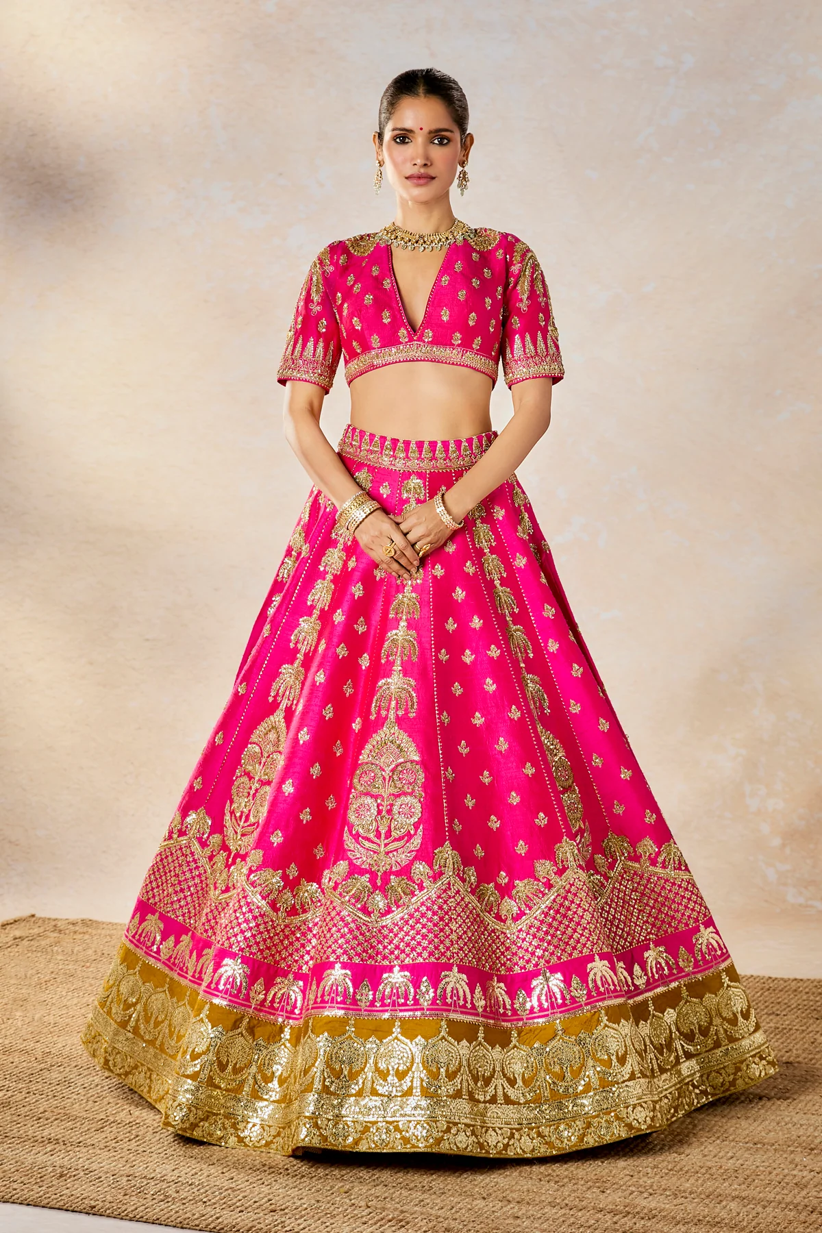 Rose Falooda Lehenga - Image 8