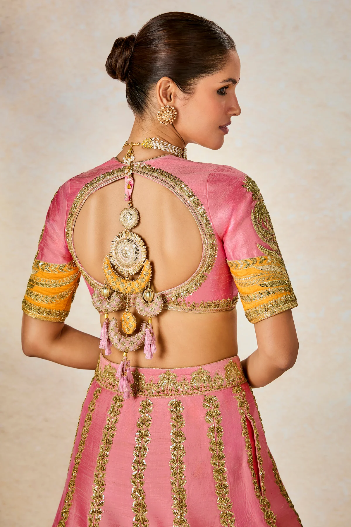 Rose Thandai Lehenga - Image 5