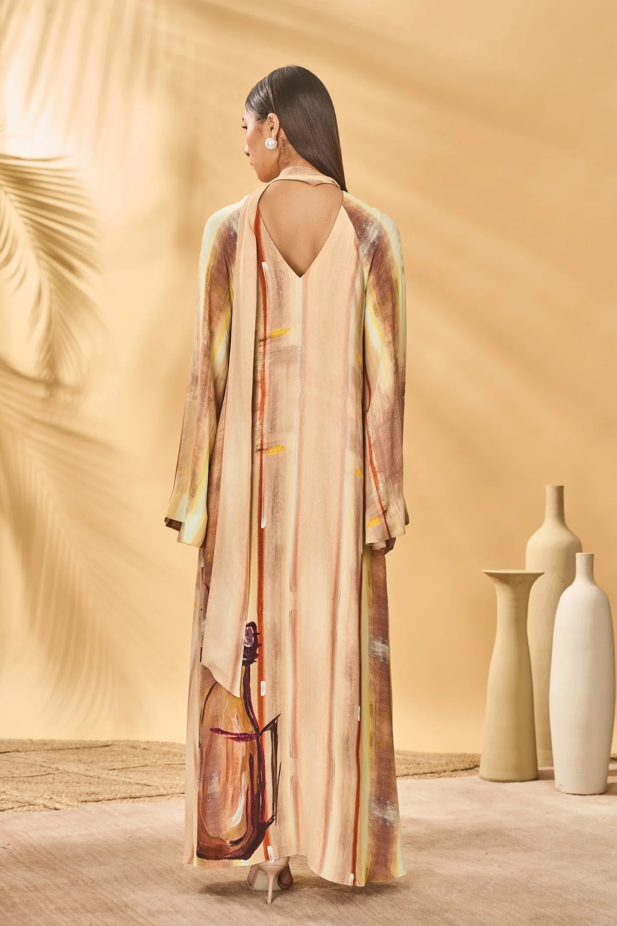 Rustic Strokes Reversible Kaftan - Image 9