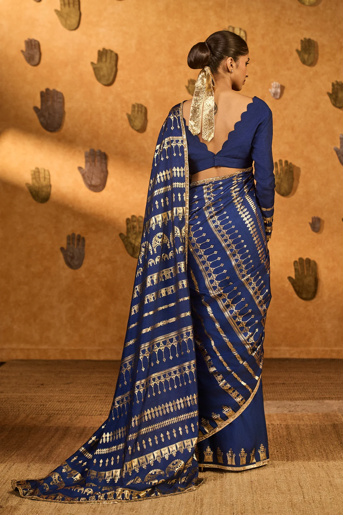 Sapphire Midas Touch Saree - Image 2
