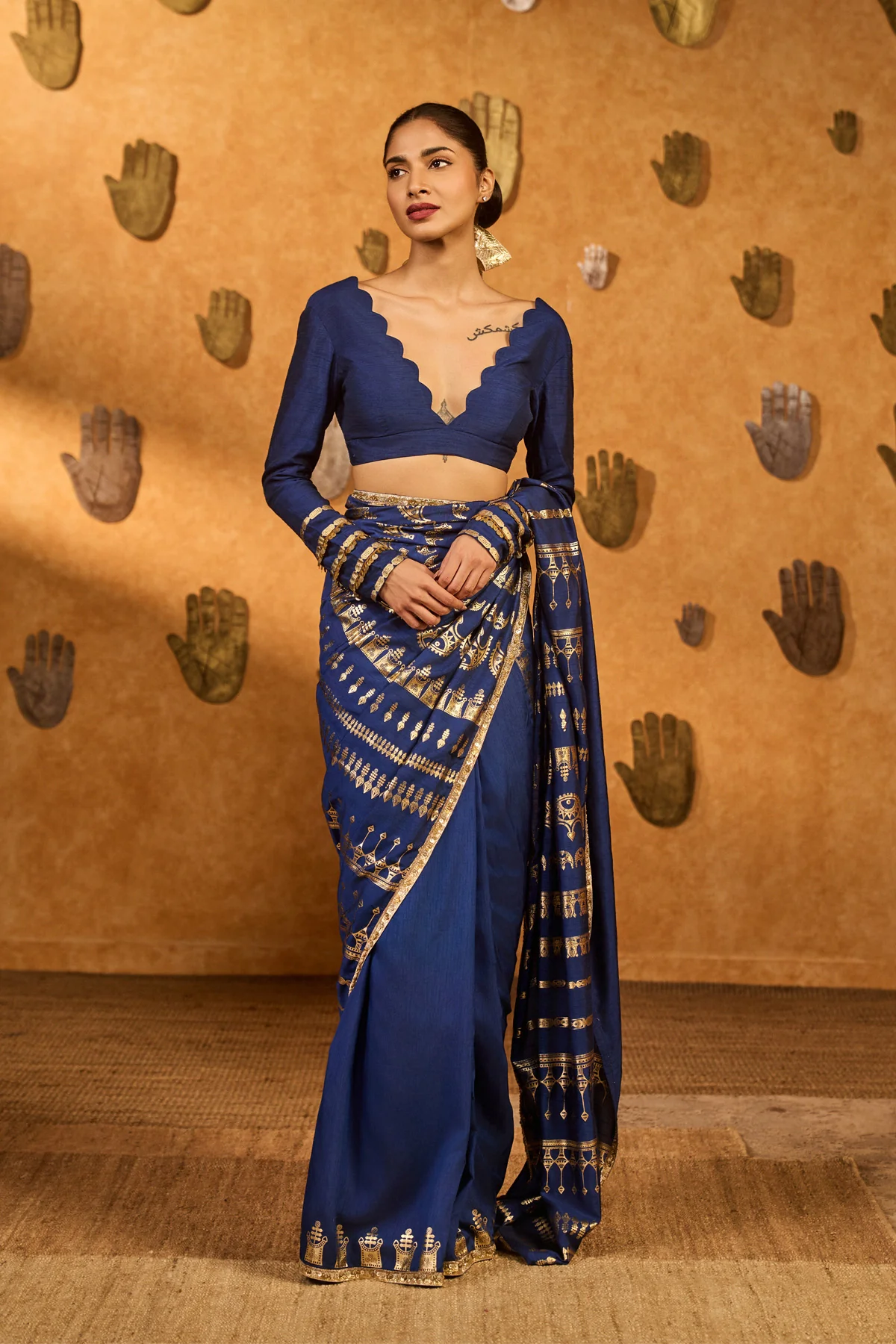 Sapphire Midas Touch Saree - Image 6