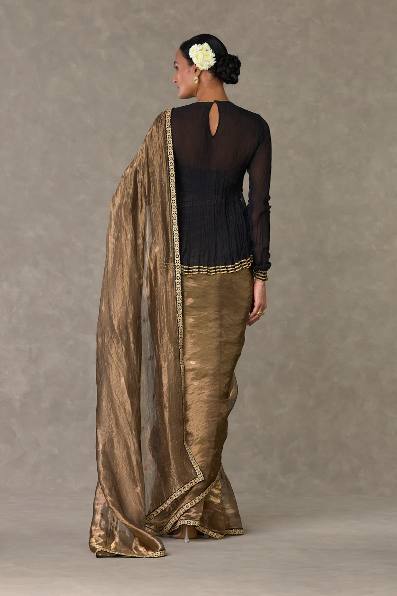 Surma Tissue Saree - Image 11