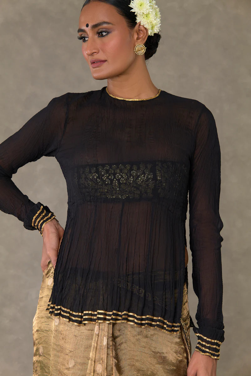 Surma Tissue Saree - Image 5