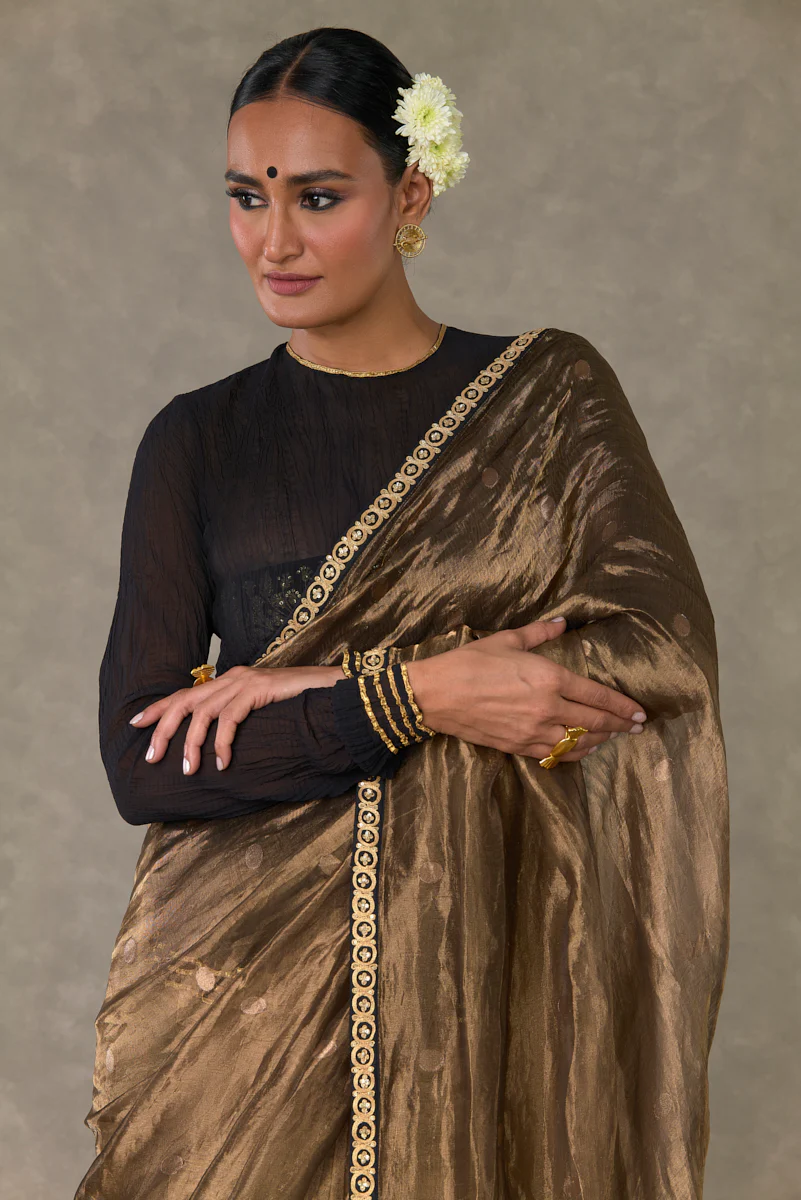 Surma Tissue Saree - Image 6