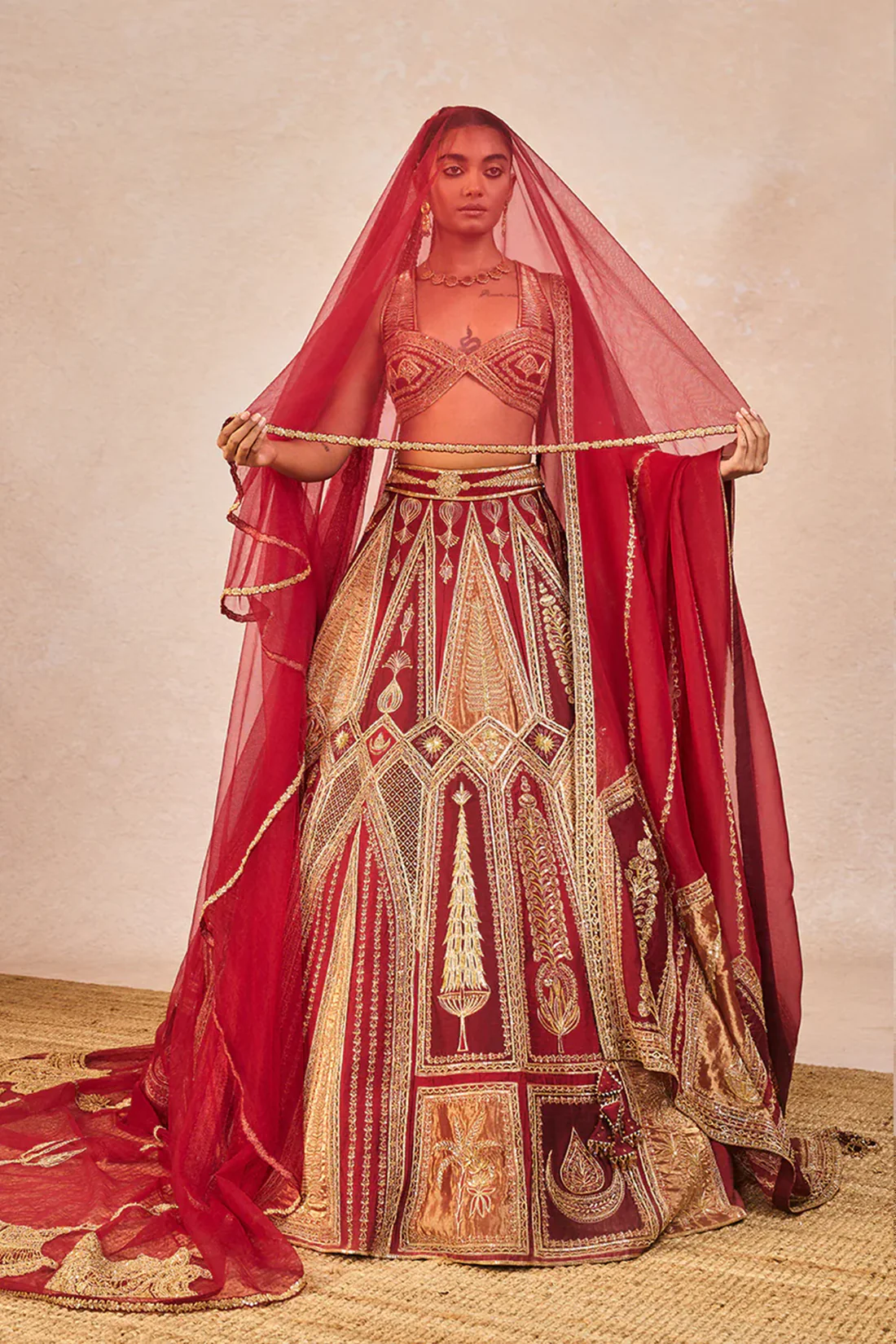 The 'Tenu Takdi Ravah' Lehenga - Image 2