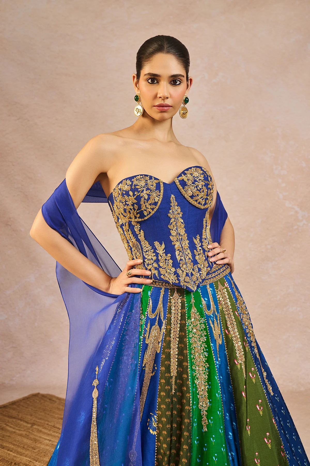 The 'Rango Sa Jahan' Lehenga - Image 5
