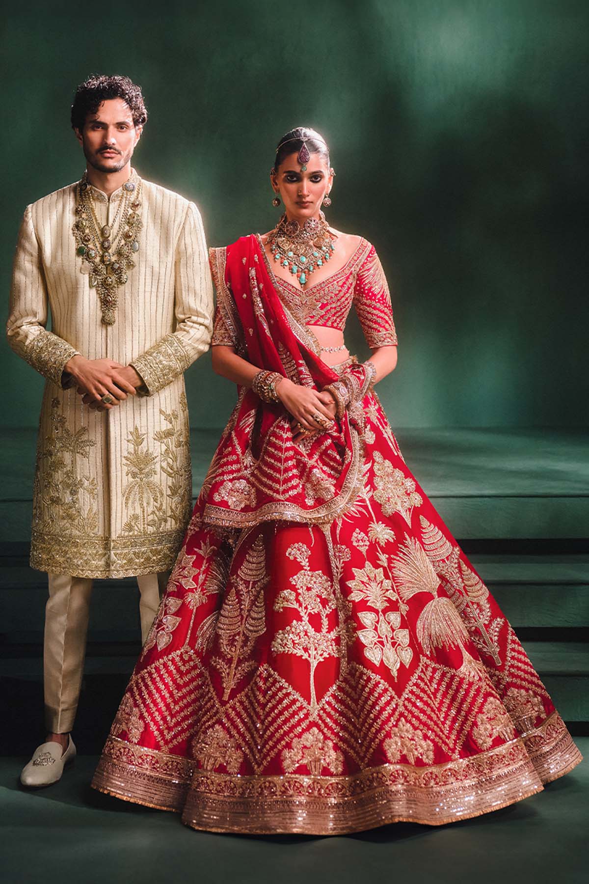 The Aalu Bukhara Lehenga - Image 10