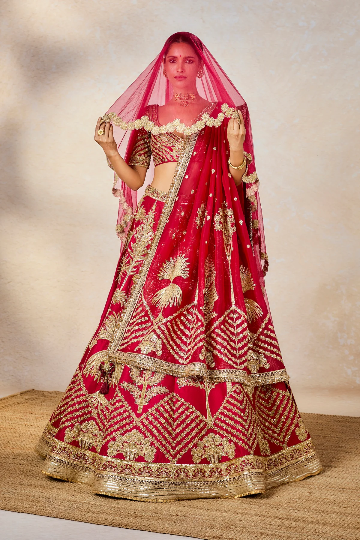 The Aalu Bukhara Lehenga - Image 4