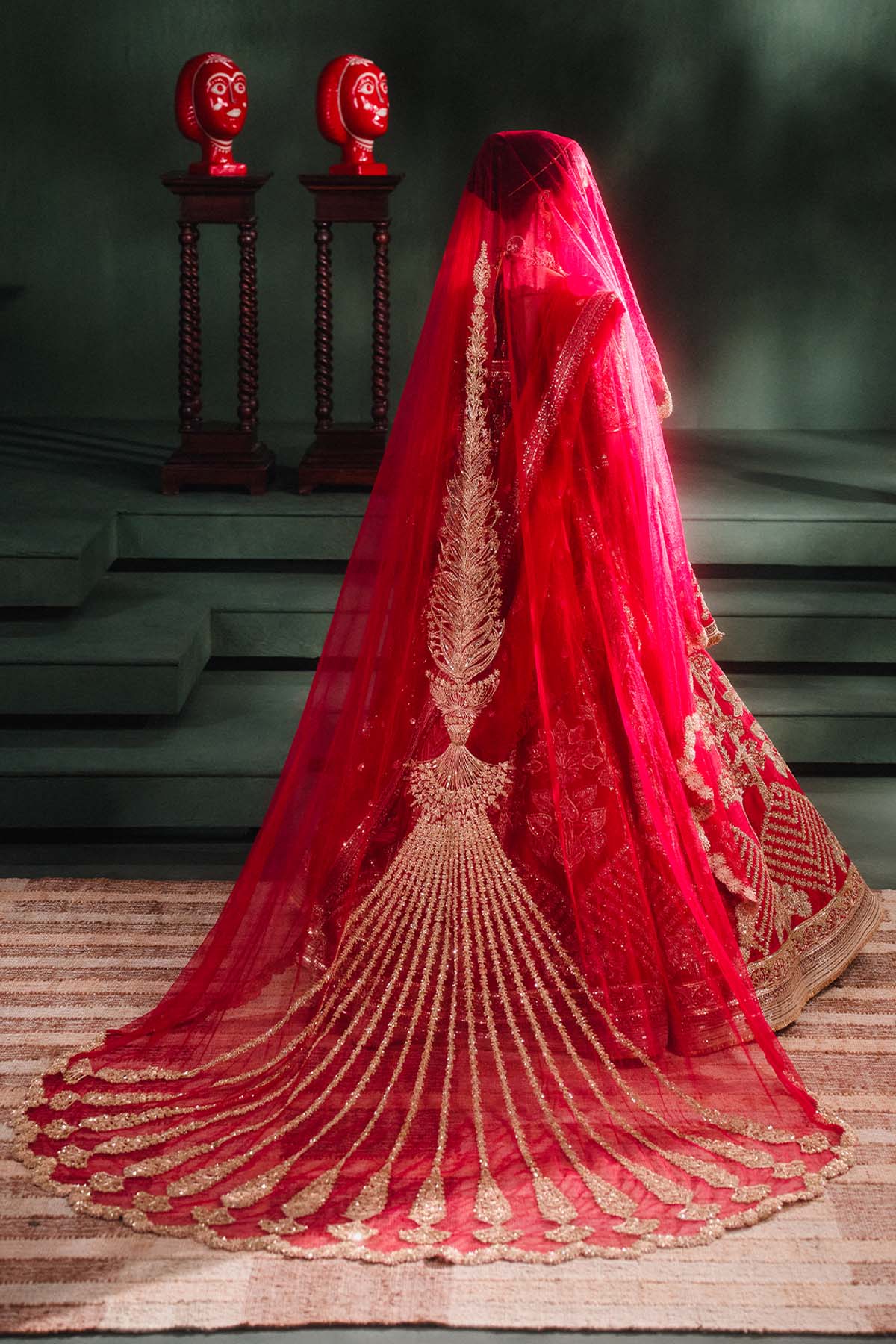 The Aalu Bukhara Lehenga - Image 5