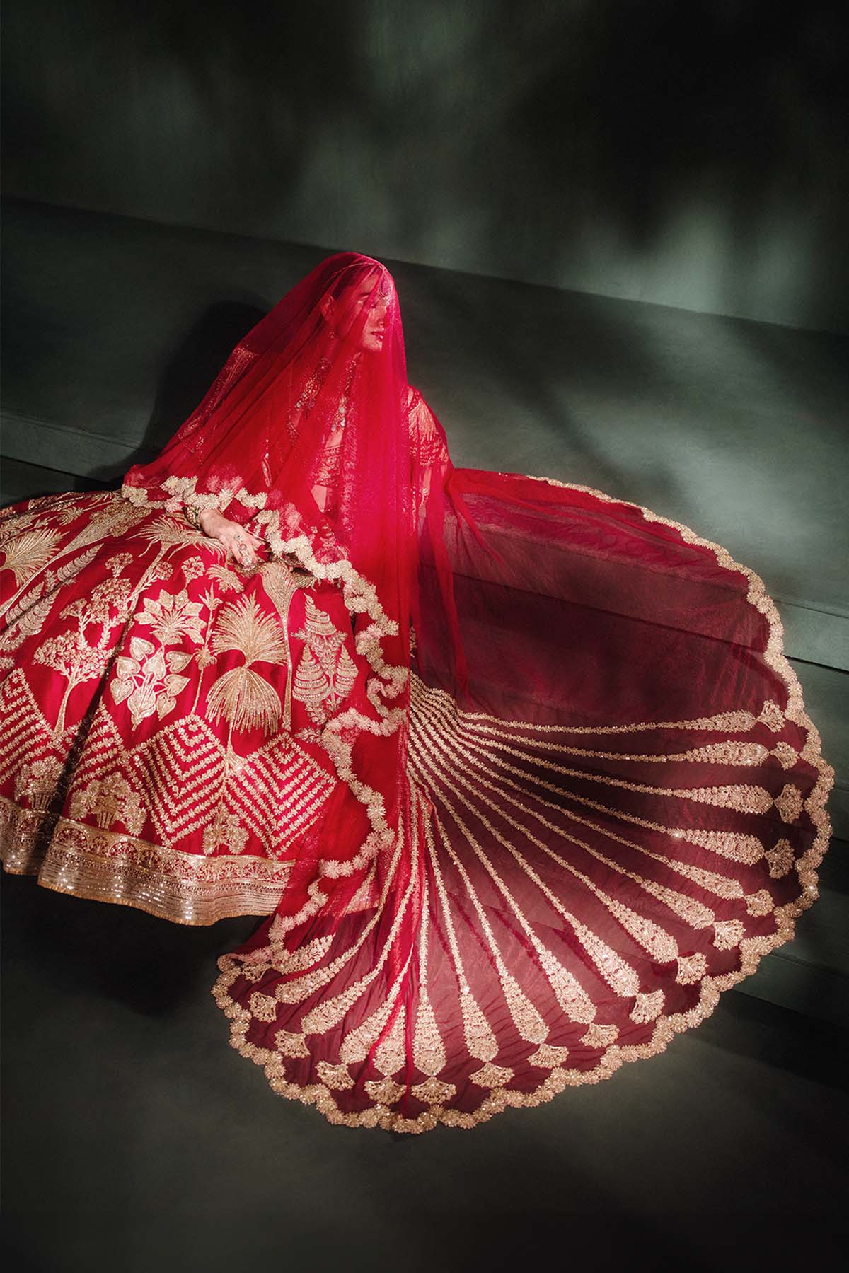 The Aalu Bukhara Lehenga - Image 9