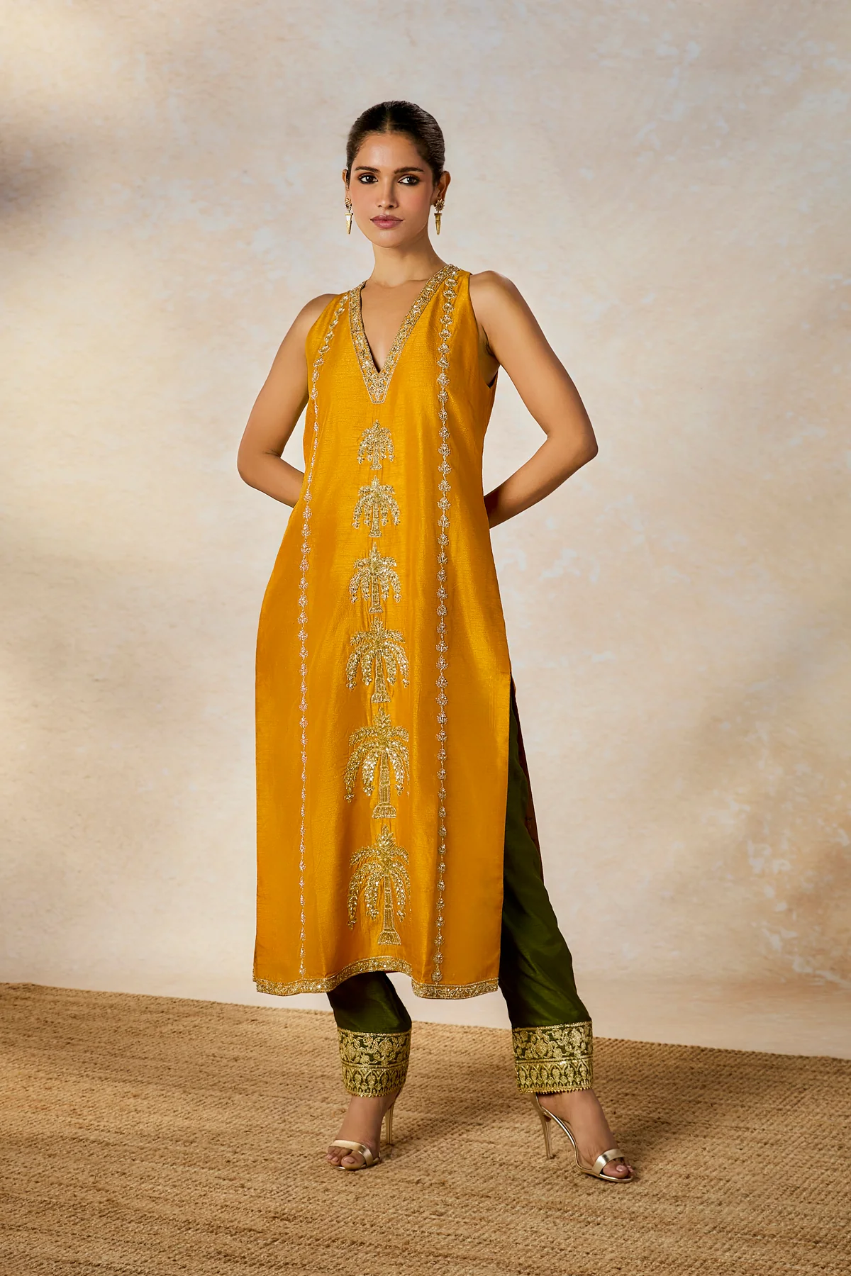The Aam Panna Kurta Set - Image 5