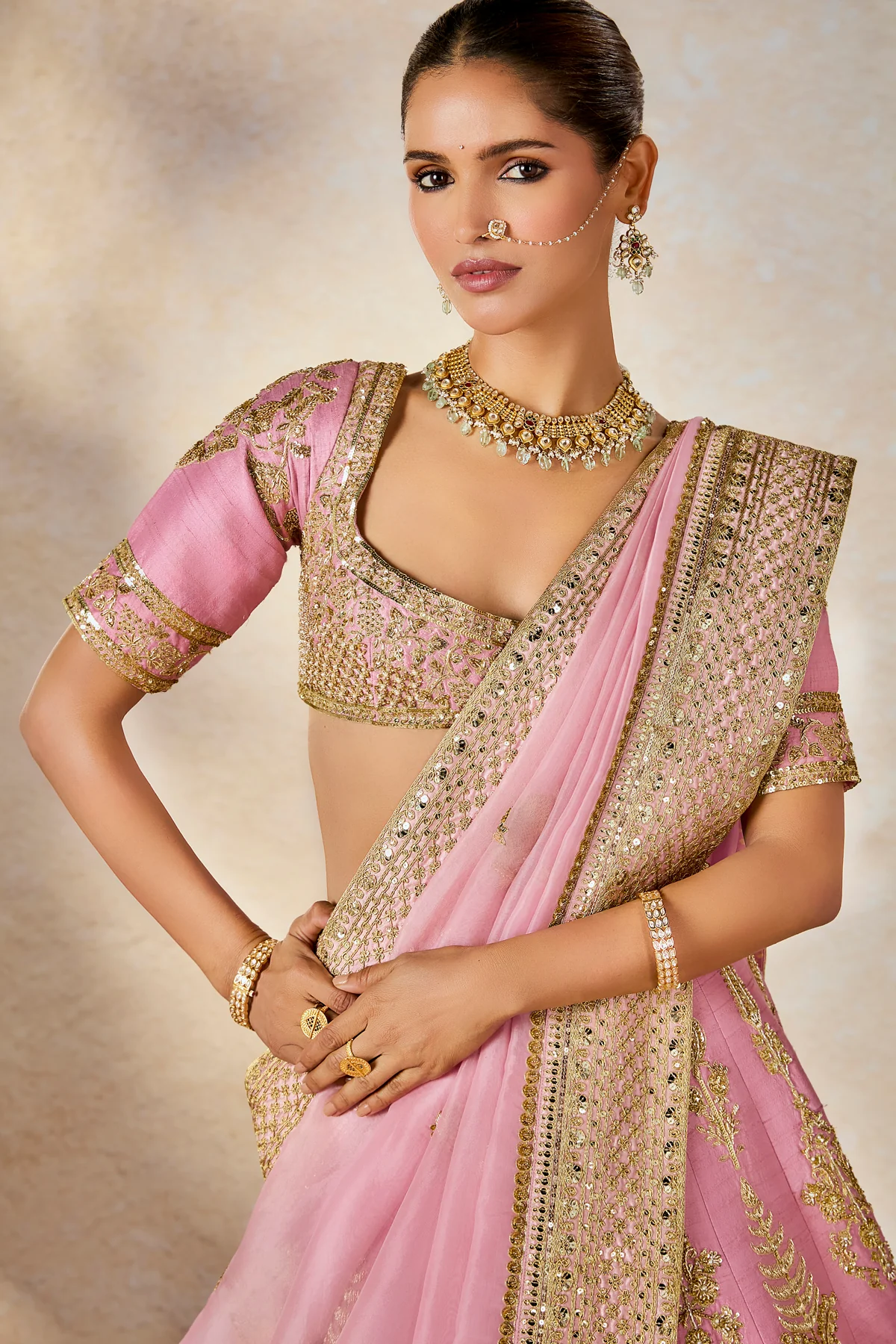 The Gulab Barfi Lehenga - Image 3