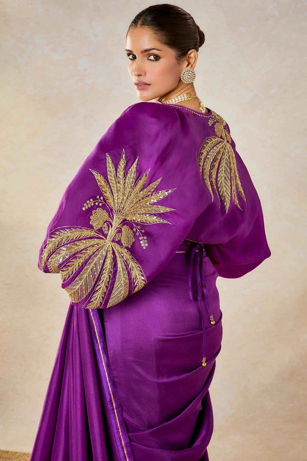 The Jamun Fizz Saree - Image 6
