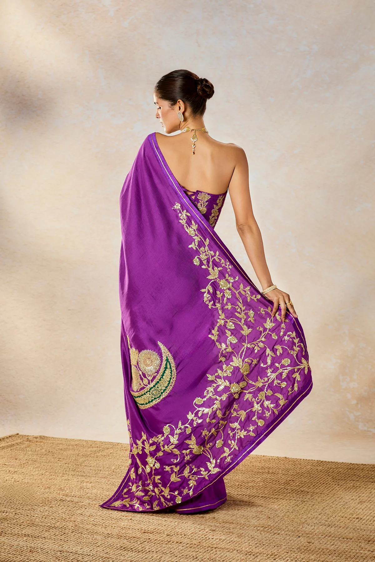 The Jamun Fizz Saree - Image 9