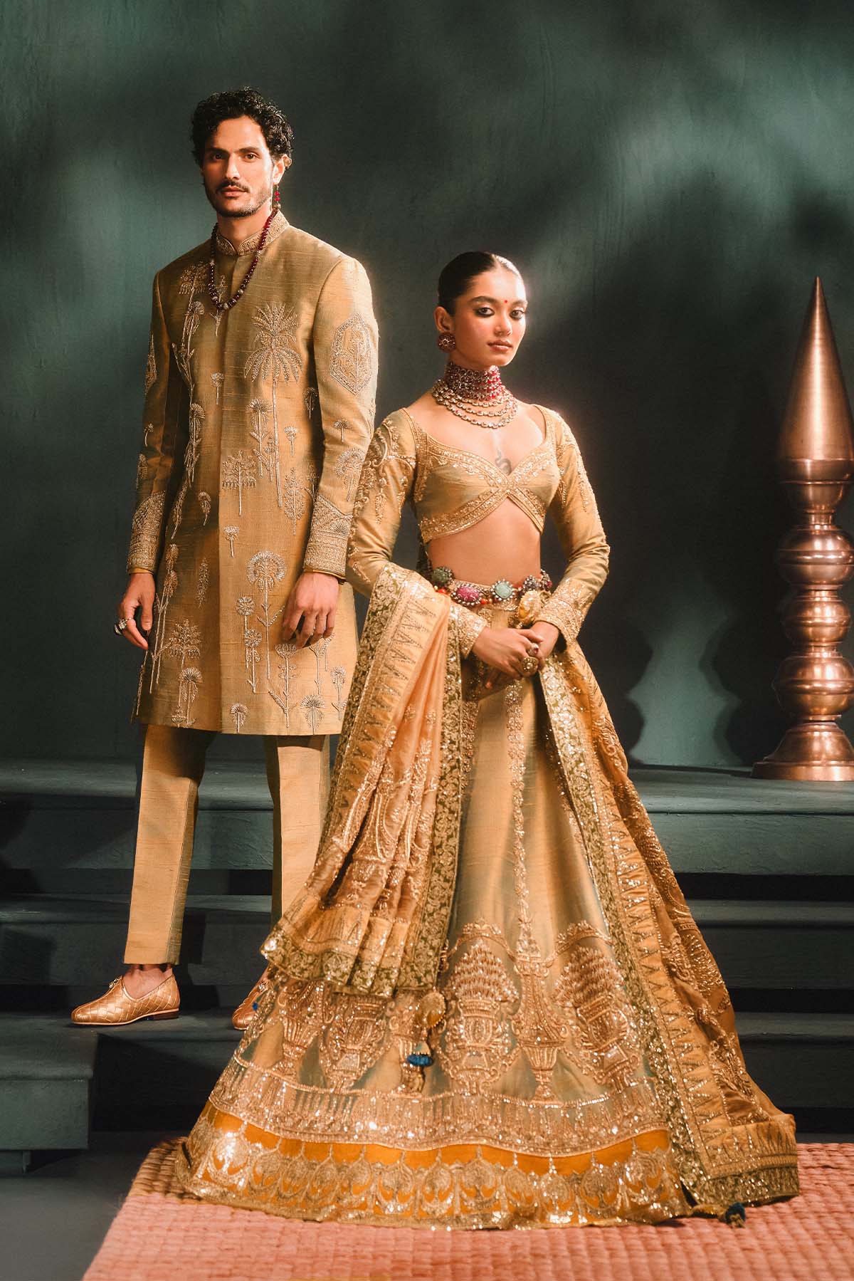 The Kesar Varak Lehenga - Image 8