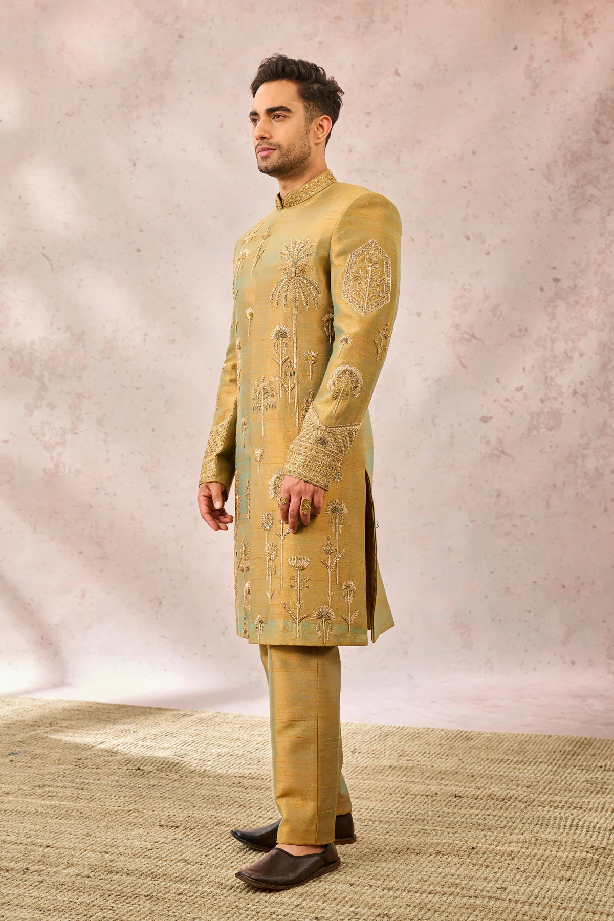 The Kesar Varak Sherwani Set - Image 4