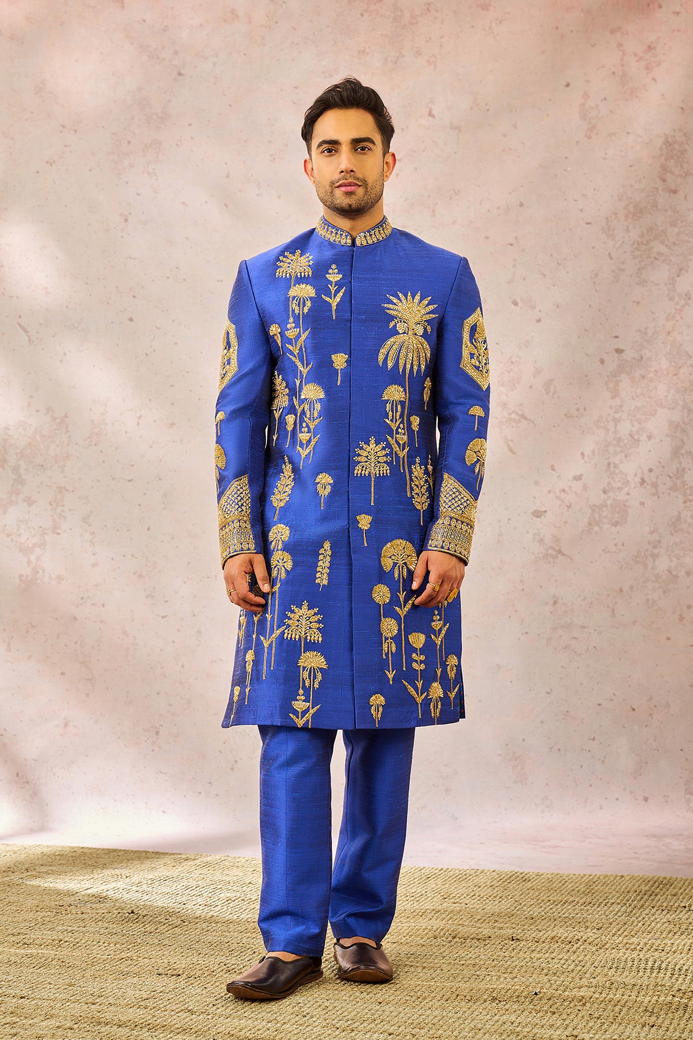 The Neel Bahar Sherwani Set - Image 3
