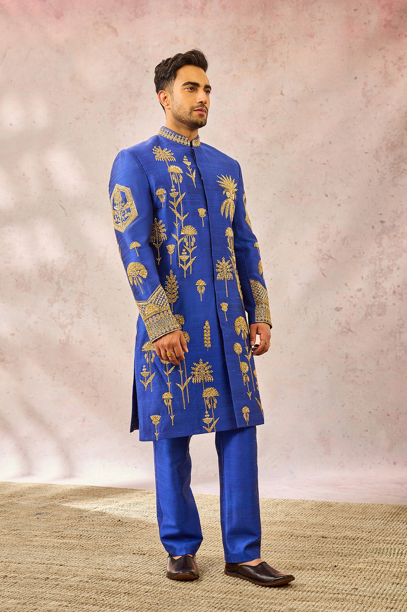 The Neel Bahar Sherwani Set - Image 4