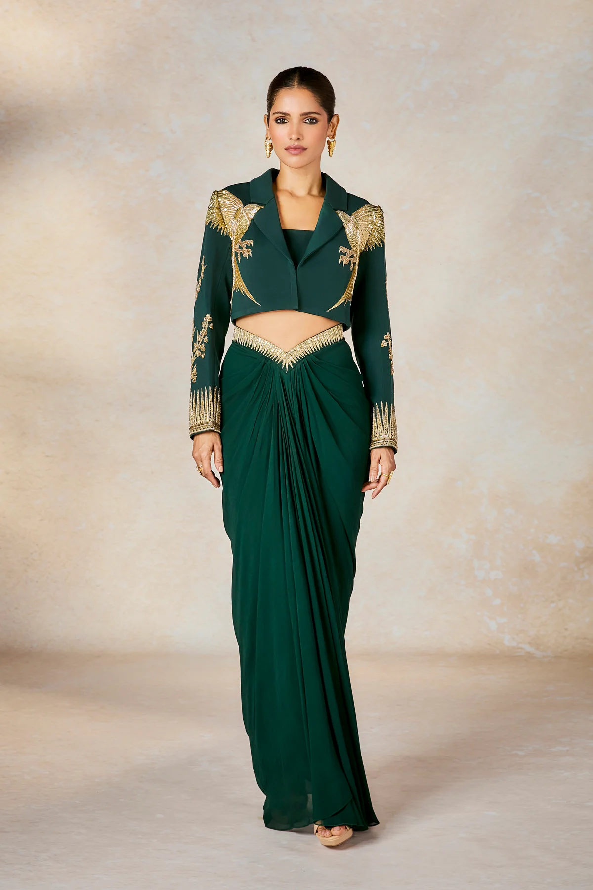 The Paan Petha Cropped Blazer Set - Image 7