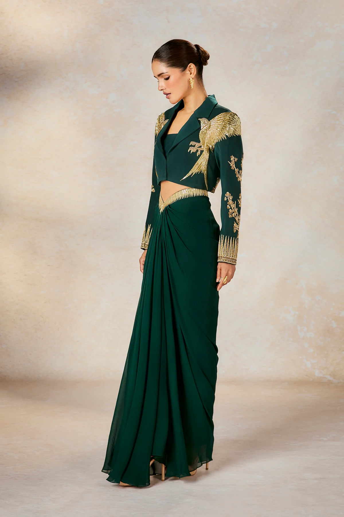 The Paan Petha Cropped Blazer Set - Image 9