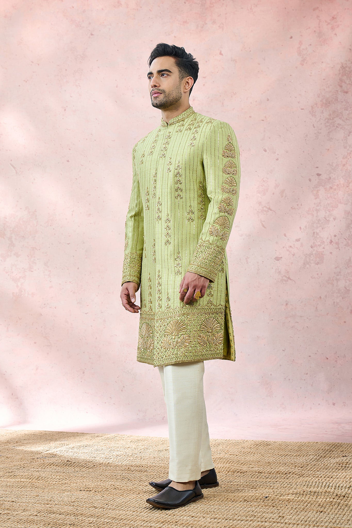 The Pista Barfi Sherwani Set - Image 15