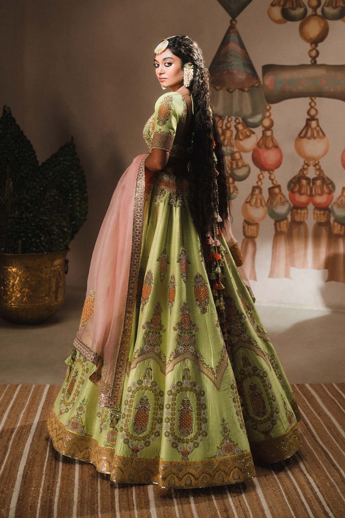 The Pista Kulfi Lehenga - Image 10