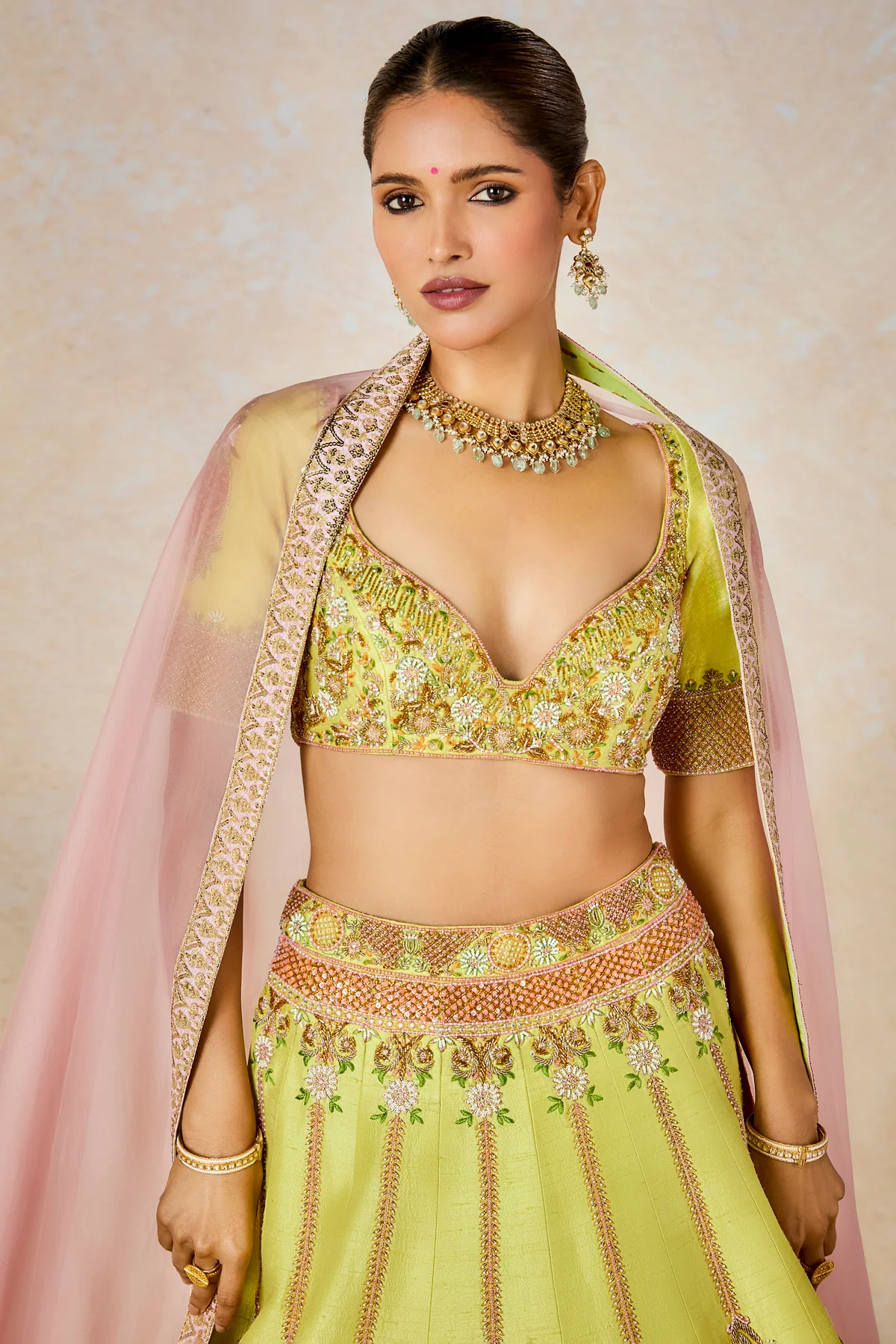 The Pista Kulfi Lehenga - Image 3