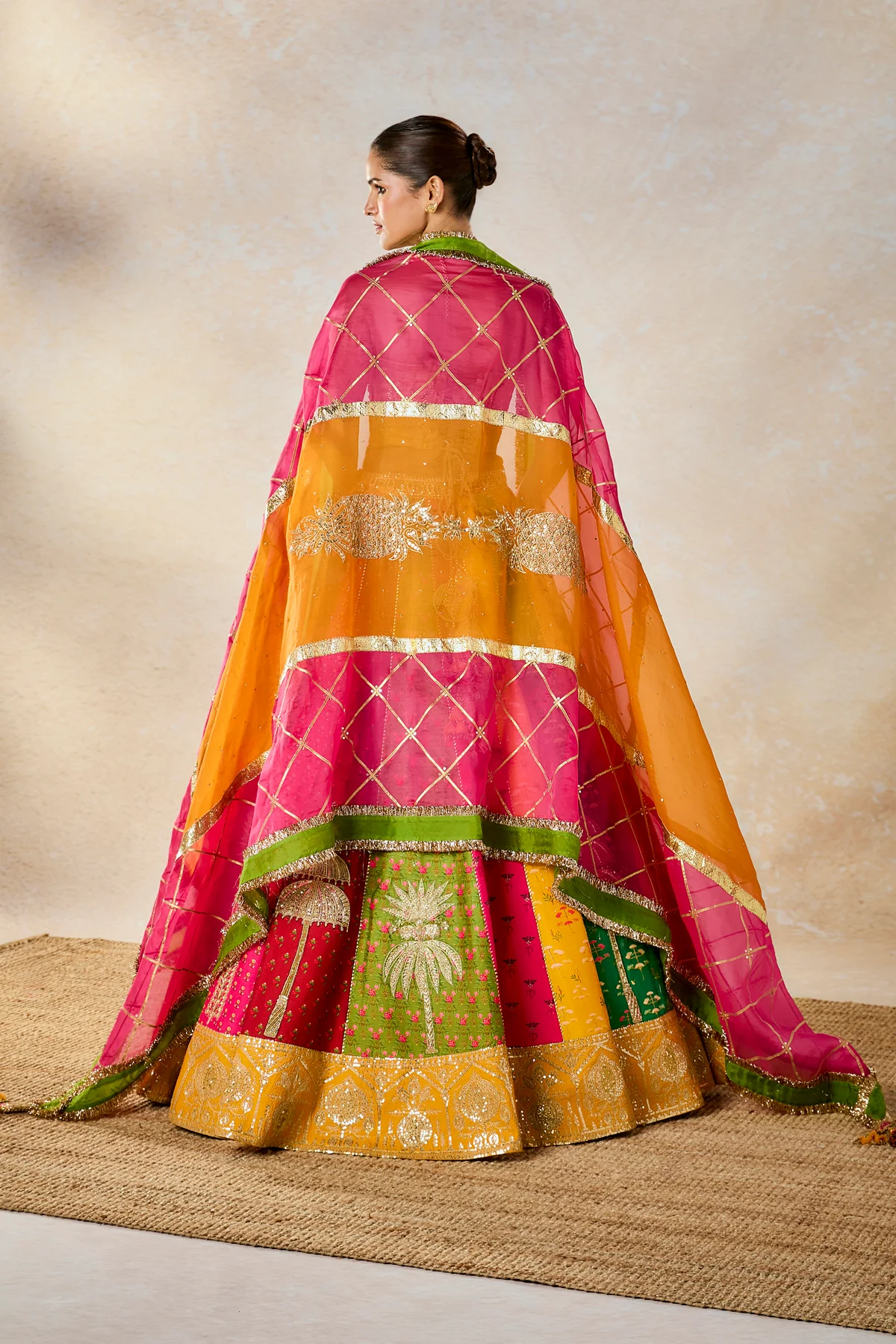 The Rainbow Barfi Lehenga - Image 5