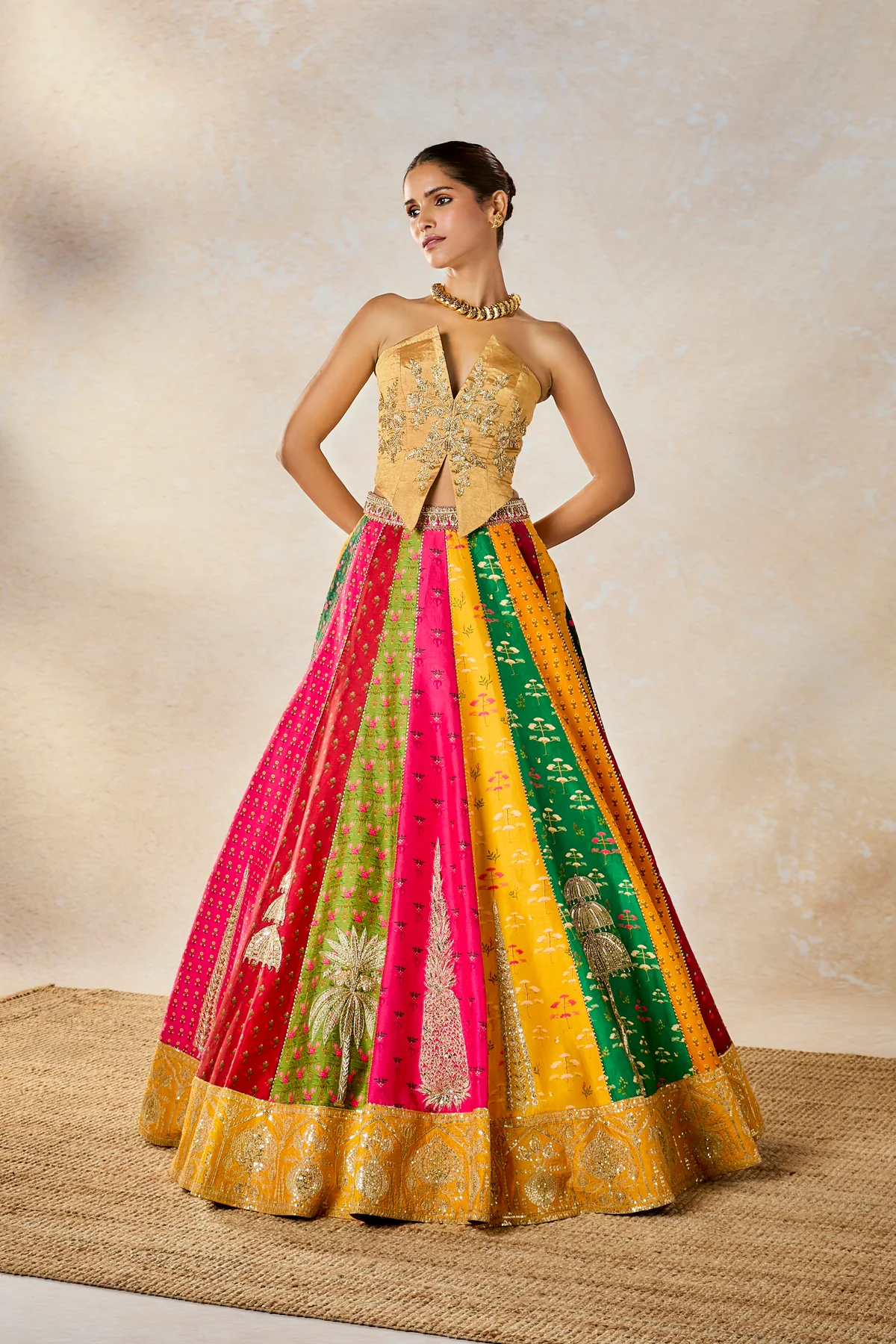 The Rainbow Barfi Lehenga - Image 6