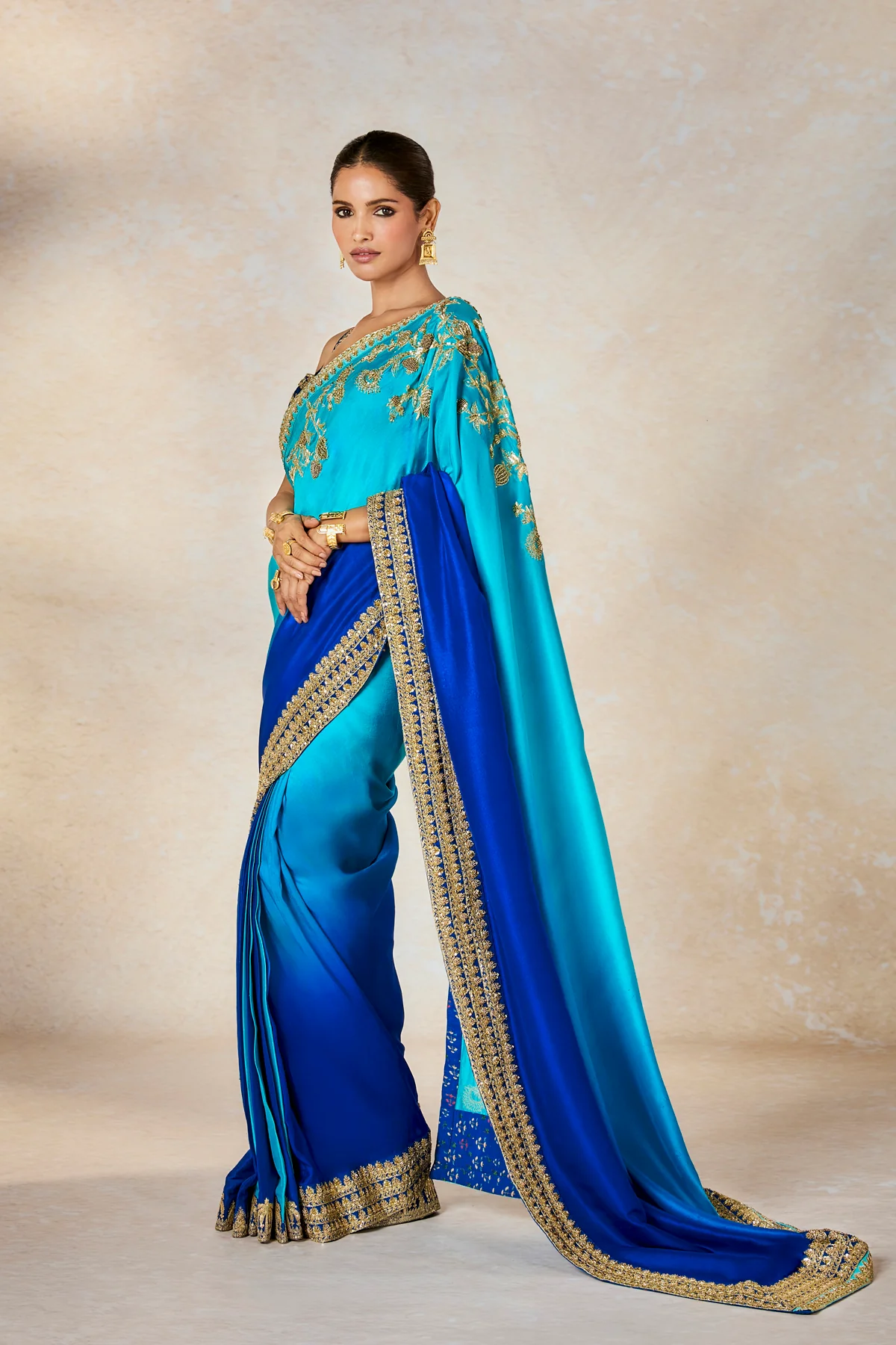 The Saanjh Stitched Saree - Image 8