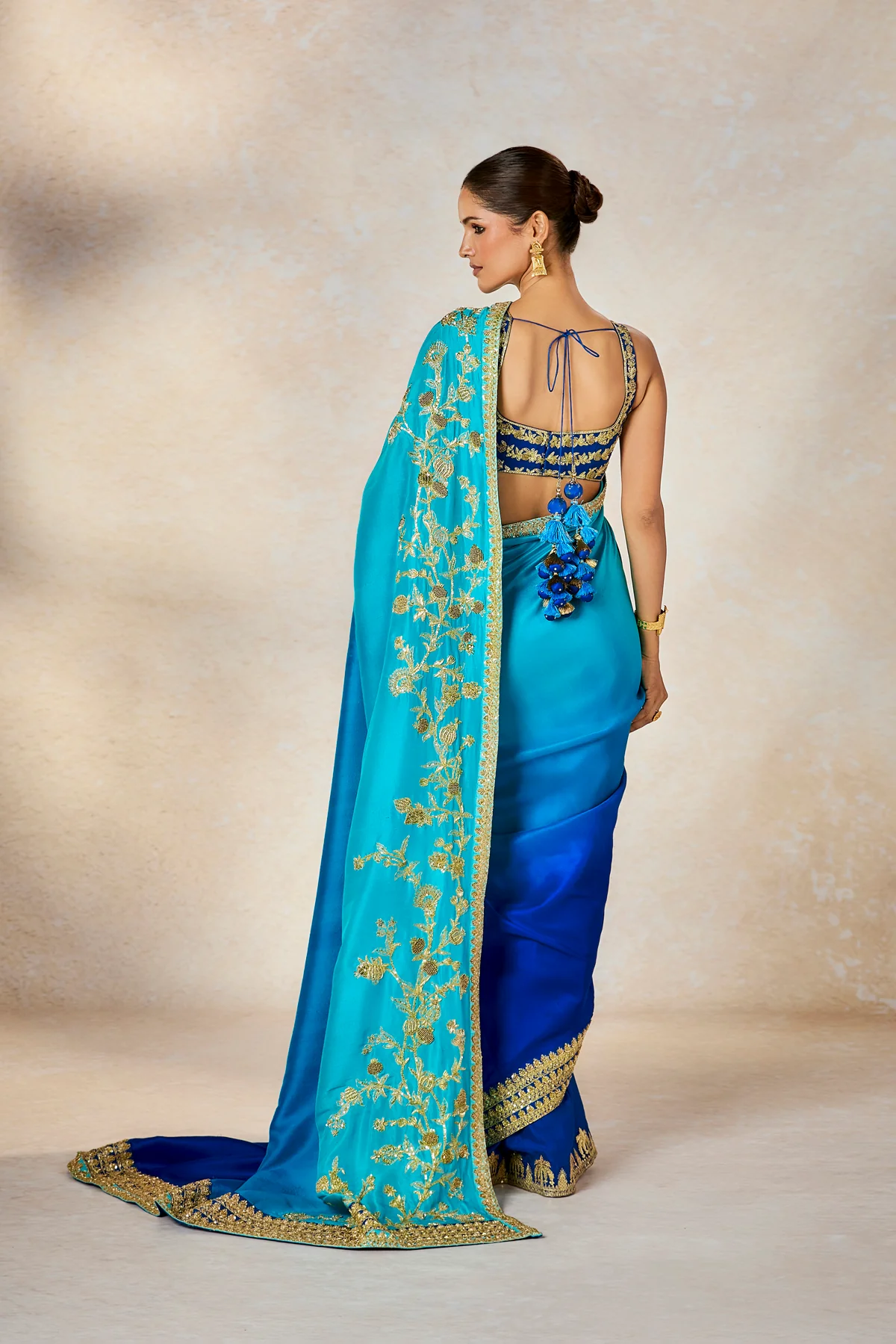 The Saanjh Stitched Saree - Image 9