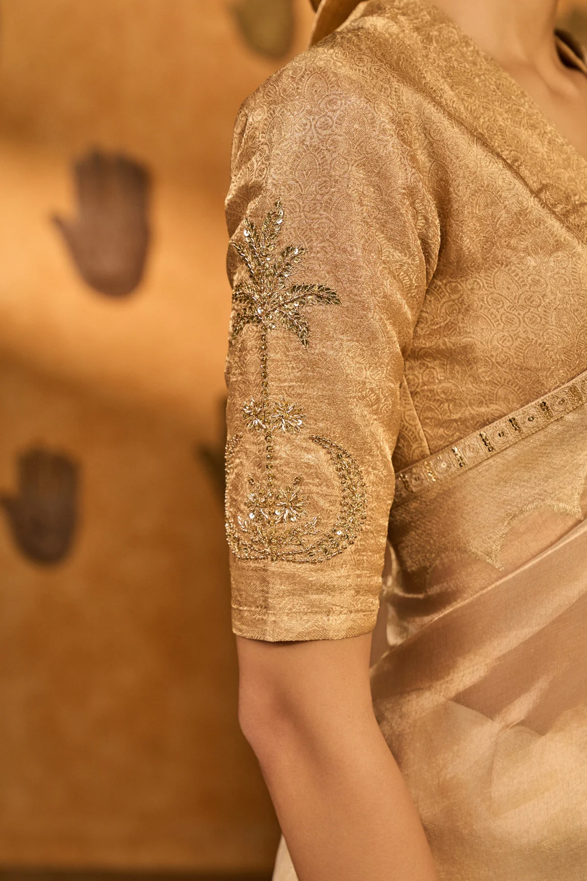 Tissue Coco Saree - Image 6