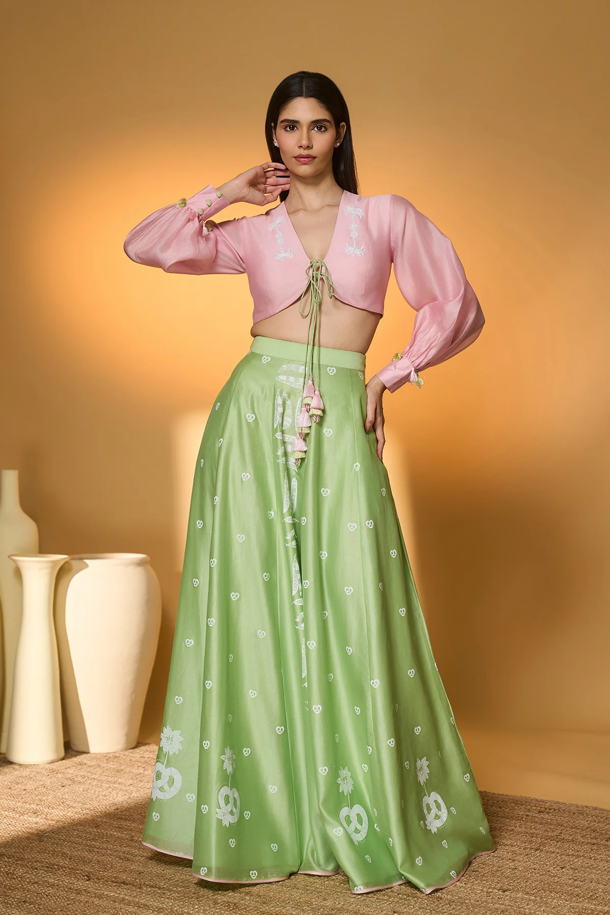 Totem Pod On Lunar Aisle Skirt Set - Image 6