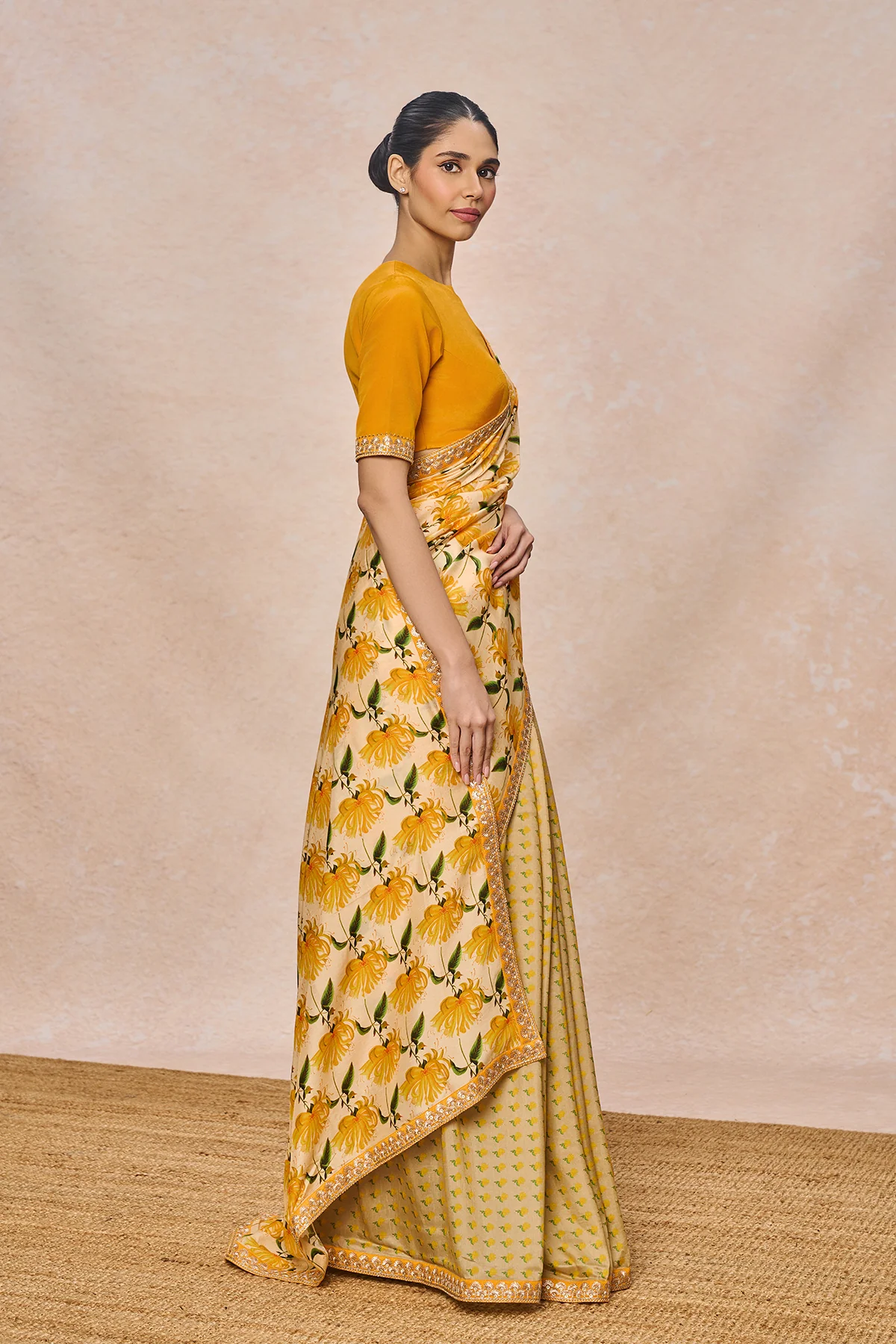 Vanilla Summermist Saree - Image 3